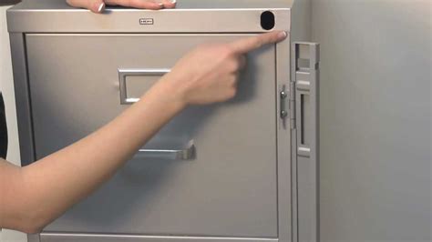 how to lock steel cabinet without a key|lost key to filing cabinet.